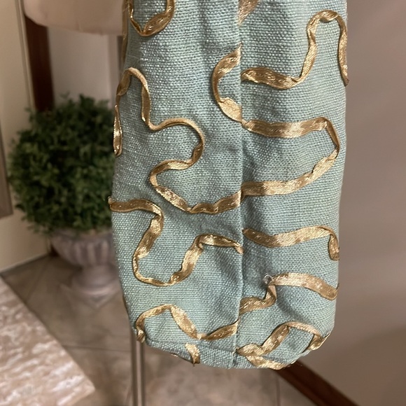 Boho fabric canvas 2 way reversible bag big size lots of room floral w/ pockets - Picture 10 of 13